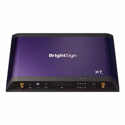 BrightSign XT1145, Noir, Violet, AV1, AVI, H.264, H.265, HEVC, M-JPEG, M2P, MJPG, MKV, MOV, MP4, MPEG, MPEG1, MPEG2, MPG, PS, ...
