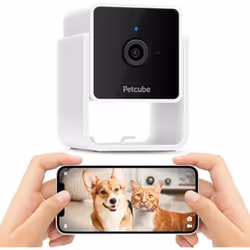 Caméra de Surveillance pour Animaux - PETCUBE - Vision Nocturne - Sans Fil - Intérieur - 2MP