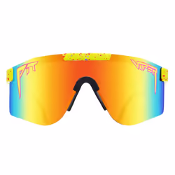 Pit Viper The 1993 Polarized, Adulte, Unisexe, Shield, Wrap-around, Demi-contour, Plastique
