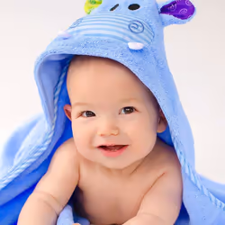 ZOOCCHINI 11203, 76 x 76 cm, Coton, Bleu, 1 pièce(s)