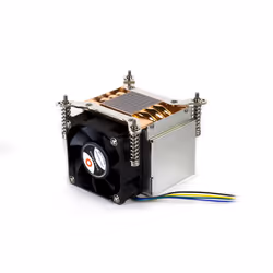 Dynatron K666R1 système de refroidissement d’ordinateur Processeur Refroidisseur d'air 6 cm Aluminium, Noir 1 pièce(s)