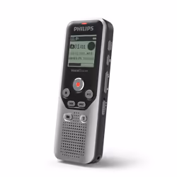 Philips DVT1250 dictaphone Mémoire interne + carte mémoire Noir, Gris