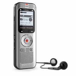 Philips VoiceTracer, 16 Ohm, Aluminium, Noir, Windows 10/8/7, macOS, 111 x 38 x 19 mm, 55 g