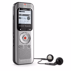 Philips Voice Tracer DVT2015 dictaphone Mémoire interne + carte mémoire Argent