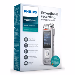 Philips DVT4115 Digital Voice Tracer Carte flash Chrome, Argent - Vue supplémentaire 8