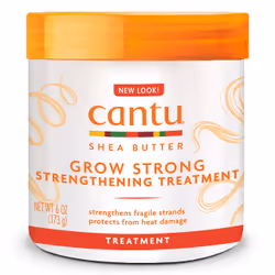 Cantu Grow Strong Strengthening Treatment, Crème pour cheveux, Femmes, Cheveux cassants, 173 ml, Protection contre la chaleur ...