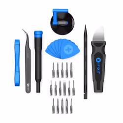 iFixit EU145348-2, Kits d'outils, Mobile/smartphone, Pic d’ouverture, Tournevis, Spudger, Ventouse, Polymère, Acier, Noir, Bl ...