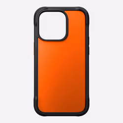 Nomad Rugged Case, Housse, Apple, iPhone 14 Pro, 15,5 cm (6.12"), Noir, Orange