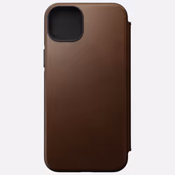 Nomad Folio Modern, Folio, Apple, iPhone 14 Max, 17 cm (6.7"), Marron