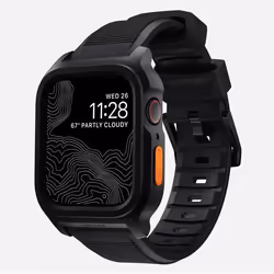 Bracelet Apple Watch Nomad  Rugged Case 45mm Noir