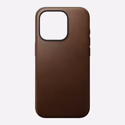 Nomad Modern Leather Case, Housse, Apple, iPhone 15 Pro, 15,5 cm (6.1"), Marron