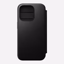 Nomad Modern Leather Folio, Folio, Apple, iPhone 15 Pro, 15,5 cm (6.1"), Noir