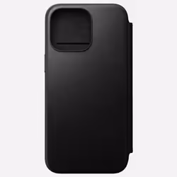 Nomad Modern Leather Folio, Folio, Apple, iPhone 15 Pro Max, 17 cm (6.7"), Noir