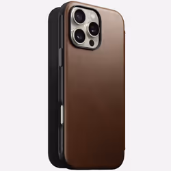 Nomad NM01674085, Folio, Apple, iPhone 16 Pro Max, 17,5 cm (6.9"), Marron