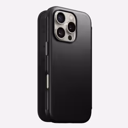 Nomad NM01680185, Folio, Apple, iPhone 16 Pro, 16 cm (6.3"), Noir