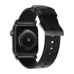 Nomad Active Band Pro Bande Noir Cuir, Acier inoxydable