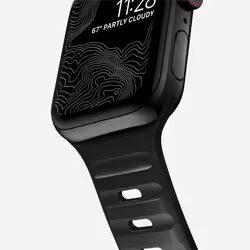 Nomad Sport Strap Bande Noir Aluminium, Caoutchouc - Vue supplémentaire 5