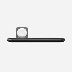 Nomad Base Station Téléphone portable, Smartwatch Noir Secteur Recharge sans fil Intérieure