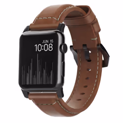 Nomad NM1A4RBT00, Bande, Smartwatch, Marron, Apple, Apple Watch Sport, Apple Watch, Apple Watch Edition, Cuir