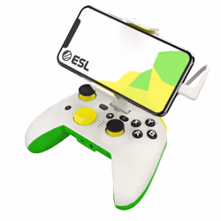 RiotPWR ESL Gaming Controller, Manette de jeu, iOS, Croix directionnelle, Bouton d'accueil, Touche Menu, Touche Options, Avec ...