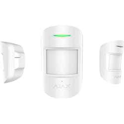 Ajax CombiProtect Capteur infrarouge passif (PIR) Sans fil Mur Blanc