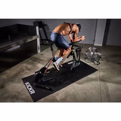 WahooFitness WFKICKRMAT tapis-plancher antistatique Noir Caoutchouc