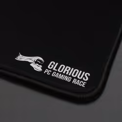 Glorious PC Gaming Race G-L, Noir, Monochromatique, Base antidérapante, Tapis de souris de jeu