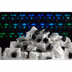 Glorious PC Gaming Race KAI-BLACK, Touches de clavier, Noir