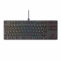 Glorious PC Gaming Race The Glorious GMMK-TKL, Taille réelle (100 %), USB, LED RGB, Noir
