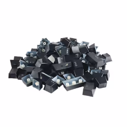 Glorious PC Gaming Race Mechanical Keyboard Keycaps, Capuchon de clavier, Acrylonitrile-Butadiène-Styrène (ABS), Noir