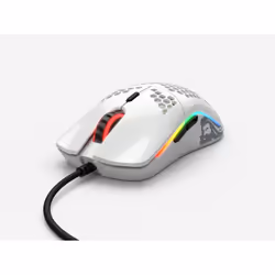 Glorious PC Gaming Race Model O, Droitier, Optique, USB Type-A, 12000 DPI, Blanc