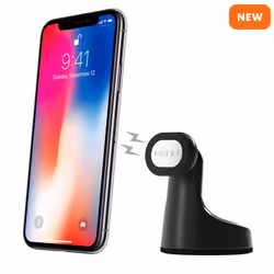 Kenu Airbase Magnetic Support passif Mobile/smartphone Noir, Argent
