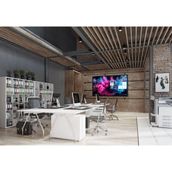 Avocor AVH-8620 tableau blanc interactif 2,18 m (86") 3840 x 2160 pixels Écran tactile Acier brossé