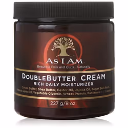 As I Am Crème Hydratante Riche Double Beurre 8oz.