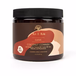 As I Am Coconut Cowash Cleansing Conditioner, Femmes, Cheveux bouclés, Protection, Lissage, Adoucissant, 473 ml, Vase, Huile  ...