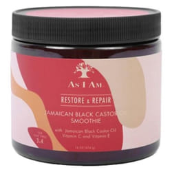 Crème coiffante - AS I AM - JBCO Smoothie - 454 g - Sans parabène - Cheveux bouclés/frisés