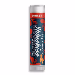 Crazy Rumors HibisKiss Sunset, Beaume pour les lèvres, Rouge, Femmes, Huile de jojoba, Huile d'olive, Beurre de karité, Hydra ...