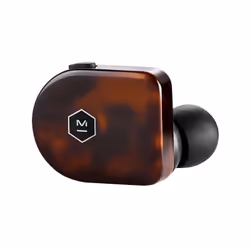 Master & Dynamic MW07, True Wireless Stereo (TWS), Appels/Musique, 9 g, Casque, Noir, Marron