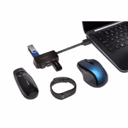 Kensington Hub 4 ports USB 3.0 UH4000 — Noir