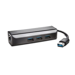 Kensington Adaptateur Ethernet et hub 3 ports USB 3.0 — Noir