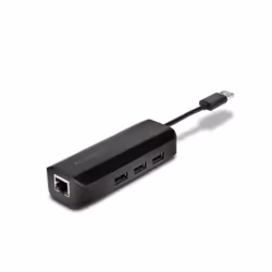 Kensington Adaptateur Ethernet et hub 3 ports USB 3.0 — Noir