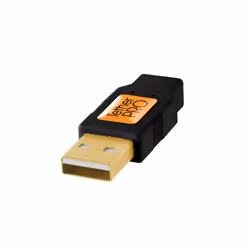 Tether Tools CU5450 câble USB 4,6 m USB 2.0 USB A Mini-USB B Noir - Vue supplémentaire 4
