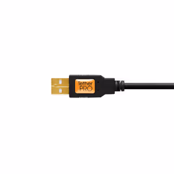 Tether Tools CU5450 câble USB 4,6 m USB 2.0 USB A Mini-USB B Noir - Vue supplémentaire 5