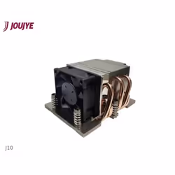 Inter-Tech J-10, Refroidisseur d'air, 6 cm, Noir, Argent
