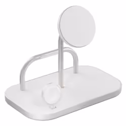 ZENS ZEDC29W/00, Intérieure, Secteur, USB, Recharge sans fil, 1 m, Argent, Blanc