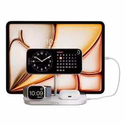 ZENS ZEDC29W/00 chargeur d'appareils mobiles Écouteurs, Smartphone, Smartwatch Argent, Blanc Secteur, USB Recharge sans fil Charge rapide Intérieure - Vue supplémentaire 6
