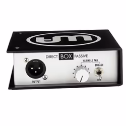 Warm Audio WA-DI-P, Boîtier de direct passif, Guitare basse, Digital piano, Guitare, Noir, Blanc, Aluminium, 20 - 70000 Hz, 1 ...