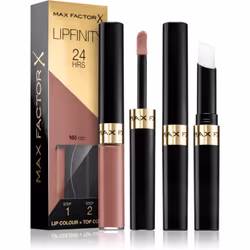Max Factor Lipfinity Lip Colour 160 Iced 2.3ml/1.9g, Nu, Iced, 1 couleurs, Coloration, Hydratant, Brillant, Liquide