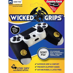 Wicked Grips PS4 COMBO Pack - Grips pour manette Dualshock 4 Noir