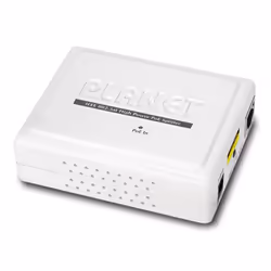 PLANET POE-162S, IEEE 802.3, IEEE 802.3ab, IEEE 802.3af, IEEE 802.3at, IEEE 802.3u, 10/100/1000Base-T(X), Blanc, Plastique, S ...